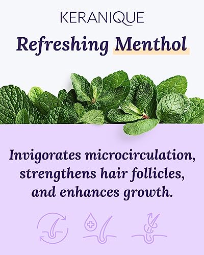 Keranique Volumizing Shampoo - Hair Thickening for Fine & Thinning Hair - Keratin Enriched, Scalp Cleansing, Sulfate-Free, Color-Safe Volume Shampoo