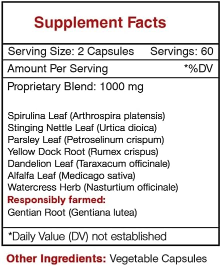 Secrets Of The Tribe - Iron Secret, Herbal Supplement Blend, Iron Rich Formula (120 Capsules)