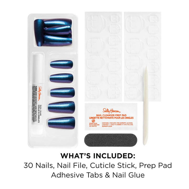 Sally Hansen Instant Cuticle Remover | HYP-Nautical Press-On Nails Kit