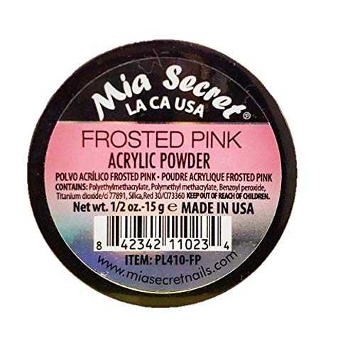 Mia Secret Professional Nail System Acrylic Powder .5 oz - Frosted Pink