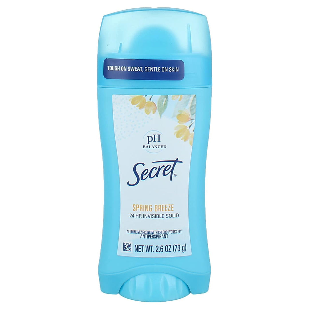 Secret Deodorant Spring Breeze Solid 2.6 Ounce (77Ml)