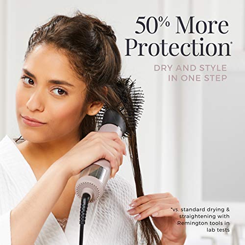 Remington Pro Wet2style Oval Dryer & Volumizing Brush, 1 Count (Pack of 1), Blush
