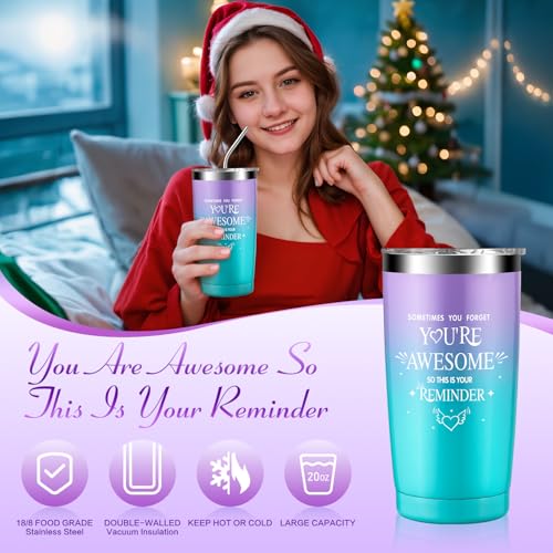 Birthday Gifts for Women Friendship, Aoen Unique Happy Birthday Gifts for Best Friends Women, Mom, Sister, Wife, Coworker, 7P Purple Self Care Spa Gifts Baskets for Christmas, Valentines, Mothers Day