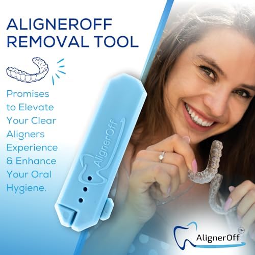 Aligner & Retainer Reusable Remover Tool – Compact, Retractable Tool for Invisalign, Nightguards, Retainers & Veneers – Ergonomic Design for Easy Removal – Ideal for Gifting