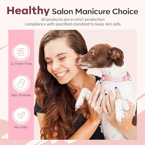 modelones Poly Gel Set 6 Colors Jelly Gel Milky White Sheer Pink Nude Translucent Nail Extension Kit DIY Art for Women