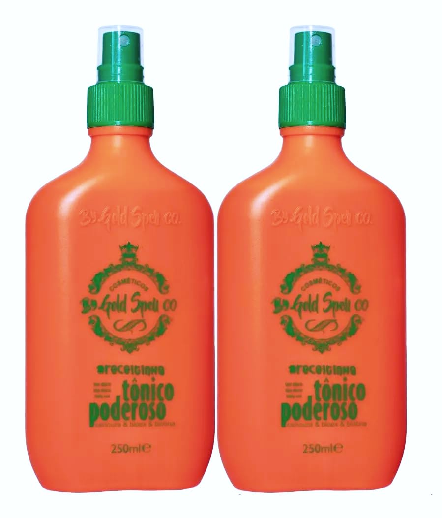 Generic Tônico Poderoso Gold Spell - Reconstruction and strengthening - 2 units, Orange