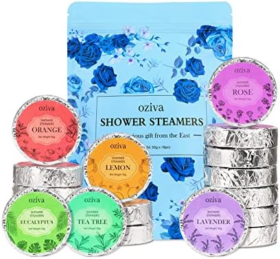 Aromatherapy Shower Steamers- Stocking Stuffers for Women, Shower Bombs - Self Care and Relaxation Stress Relief Stocking Stuffers for Adults