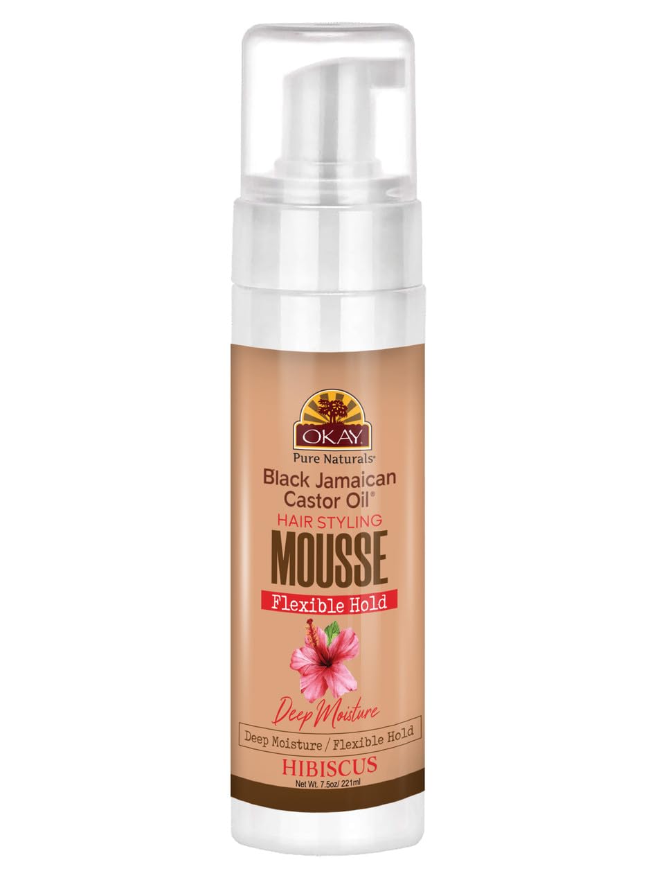 Okay Mousse Flexible Hold Hibiscus Deep Moisture 7.5 Ounce (221Ml)