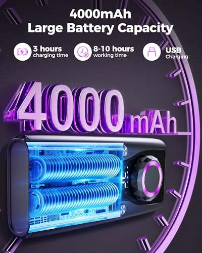 Electric Nail Drill Professional Kit: 45,000 RPM USB Rechargeable Efile Nail Drill Nail File with 12 Bits for Polishing Gel/Acrylic Nails- Portable Manicure Tool Set for Salon/Home-Black