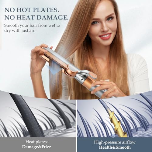 Airflow Attachment for Dyson Airwrap Styler, Nozzles Attachment for Smooth Hair Style with Less Damage and Breakage for Dyson Airwrap HS01 HS05 HS08