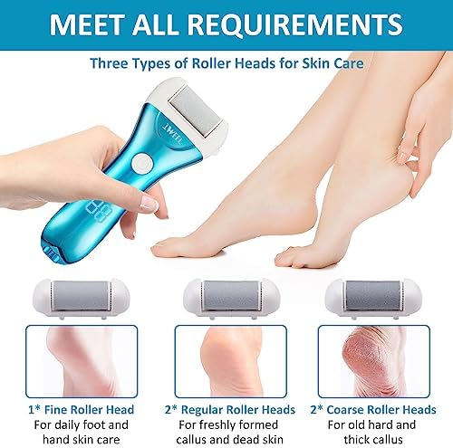 Electric Foot Callus Remover, Rechargeable Electronic Foot File Pedicure Kits, Electric Callus Remover for Feet, Foot Scrubber Dead Skin Remover, Professional Foot Care for Dead Skin Ideal Gift