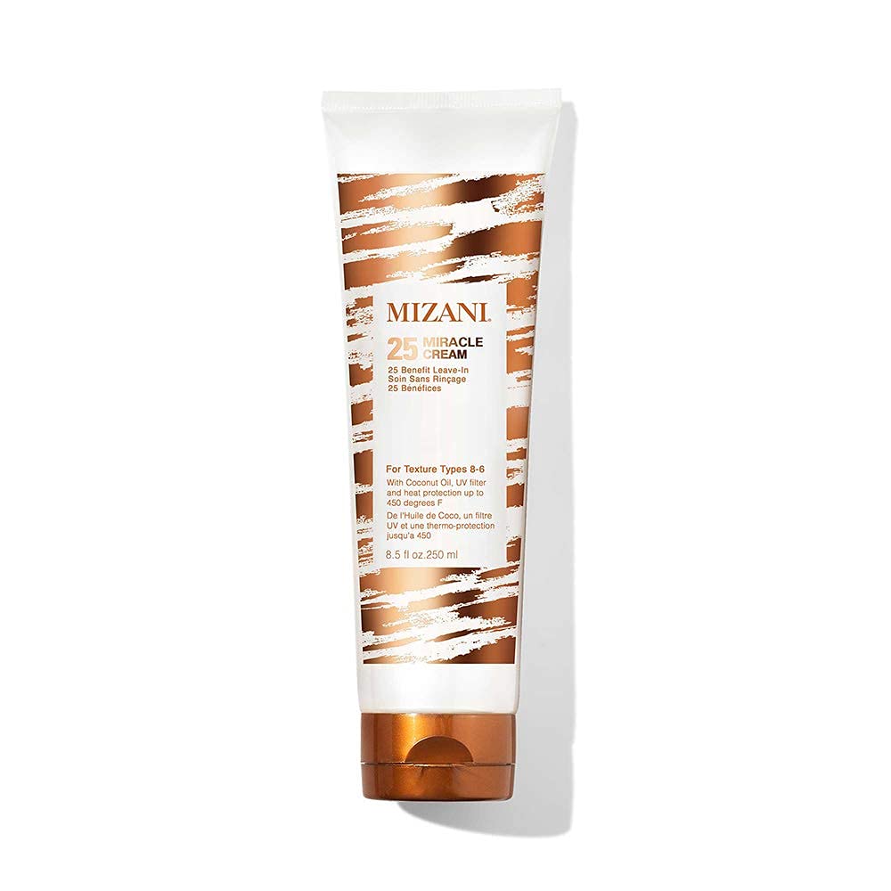 Mizani 25 Miracle Leave-In Cream | Adds Lightweight Moisture & Touchable Softness | Heat Protectant Treatment | With Coconut Oil