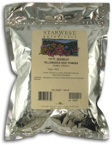Yellowdock Root Powder Wildcrafted