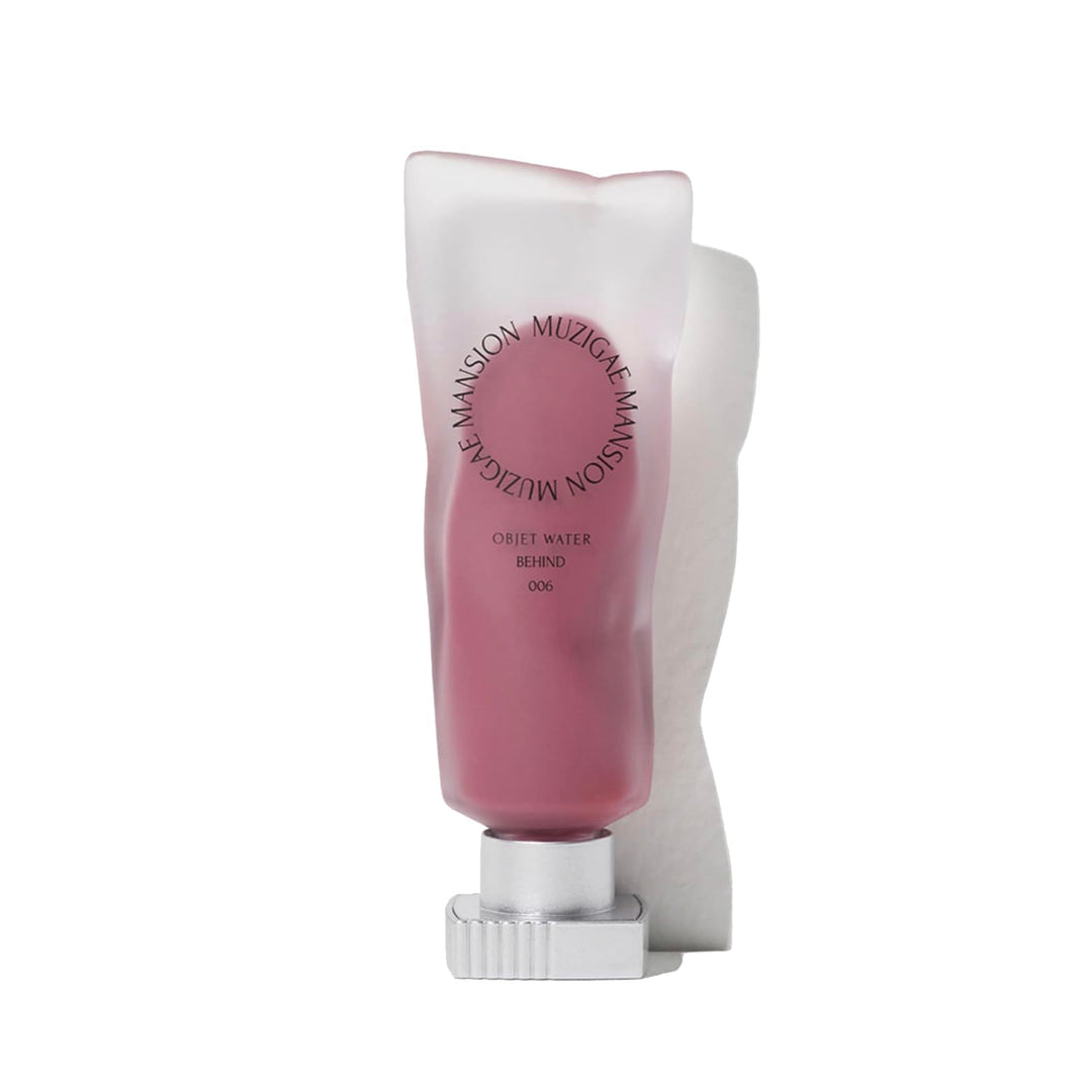 MUZIGAE MANSION Objet Water Lip Stain Matte Lipstick – (Watery to Blurry Tint), Long-Lasting, Hydrating, Waterproof Wear – K-Beauty Liquid Lipstick for Women, Bold Red Tinted Gloss (006 BEHIND)