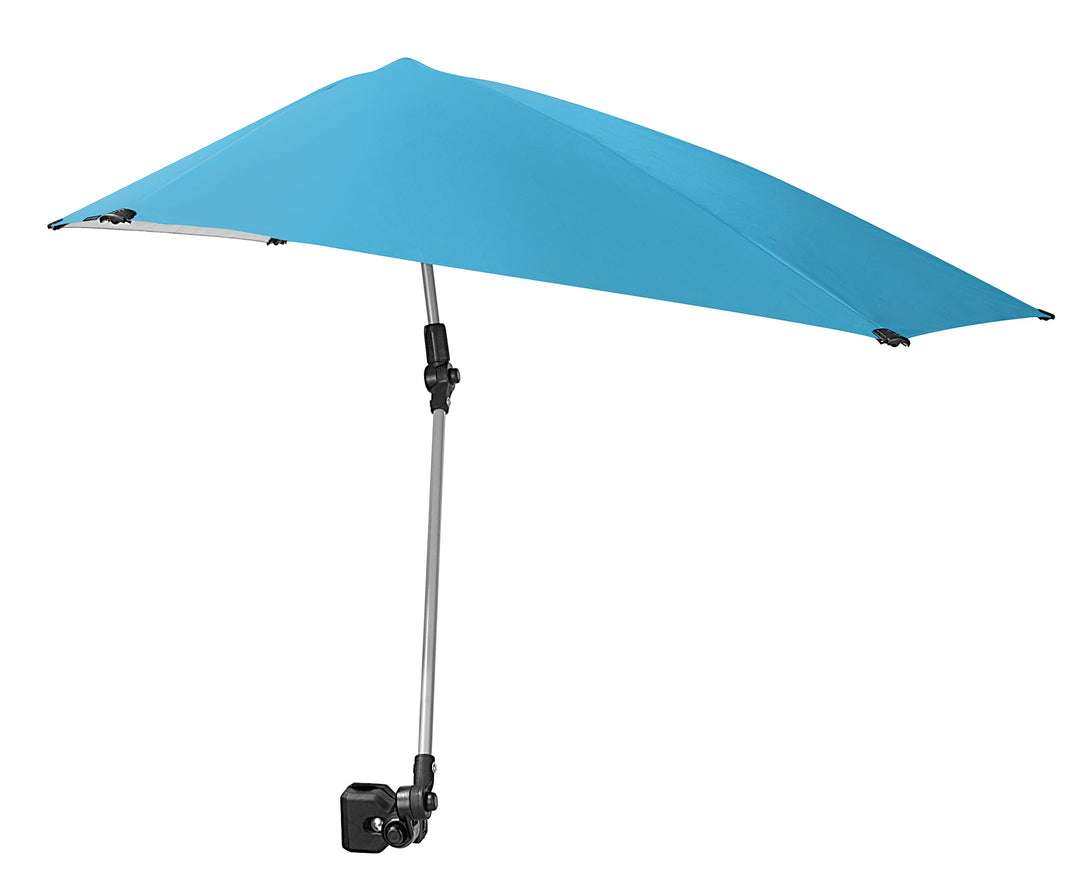 Sport-Brella Versa-Brella SPF 50+ Adjustable Umbrella with Universal Clamp, Aqua