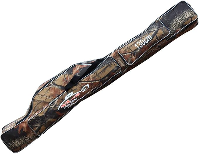 Sougayilang Folding Fishing Rod Case Organizer Pole Storage Bag Rod Reel Tackle Carrier Fishing Rod Bag Fishing Case