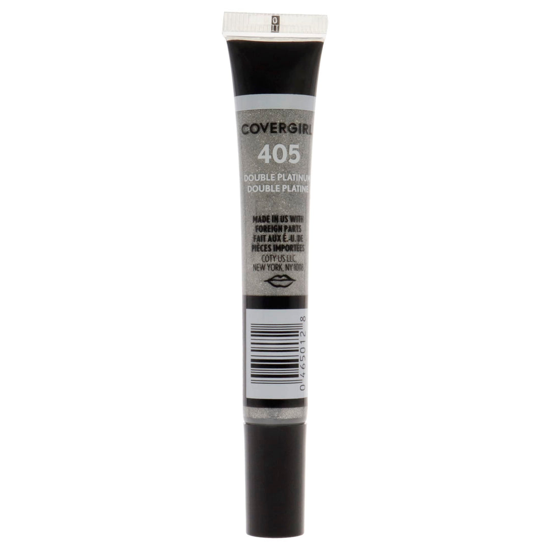 COVERGIRL Melting Pout Glitz Liquid Glitter Topcoat, Double Platinum, 0.02 Pound (packaging may vary)