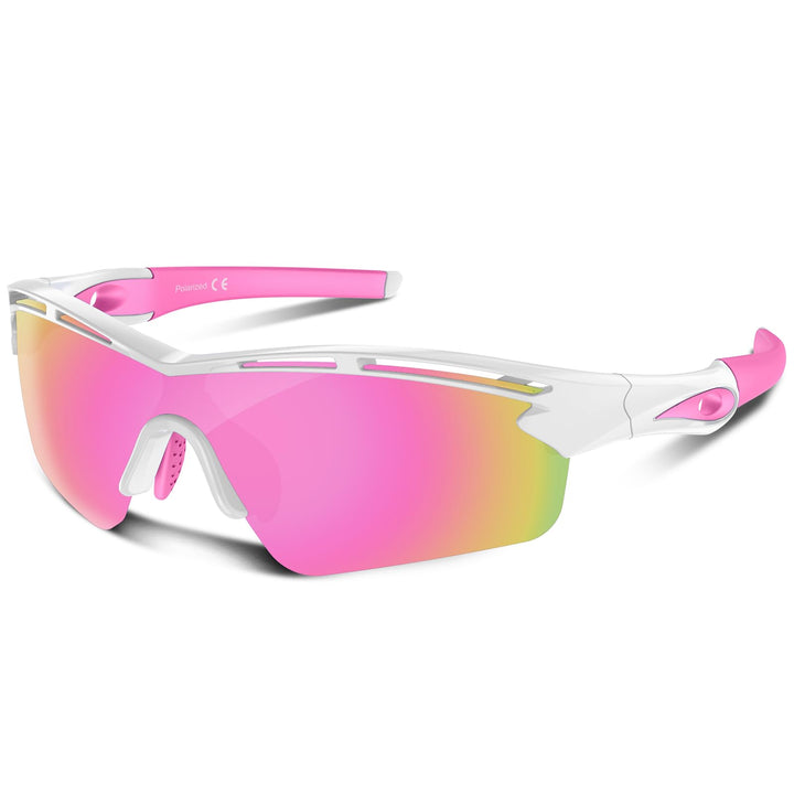 Polarized Sports Sunglasses for Men Women Youth Baseball Cycling Running Driving Fishing Tennis Golf Motor TAC UV400 TR90