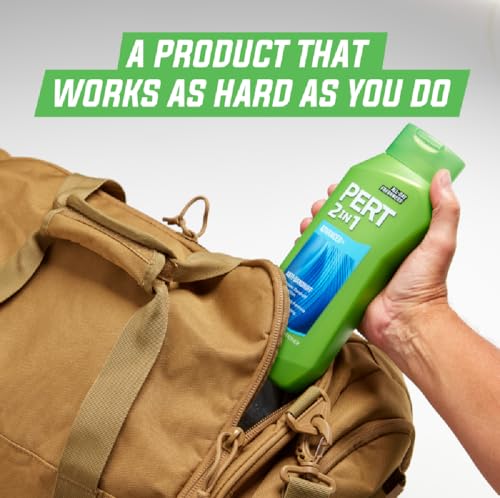 PERT 2 IN 1 Shampoo and Conditioner, Anti-Dandruff, 13.5 Fl. Oz (Pack of 6)