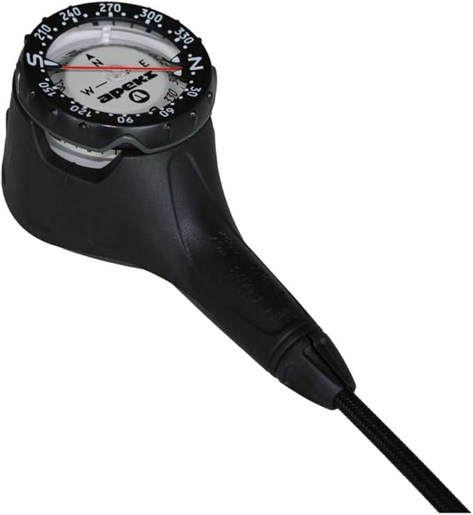 Apeks Submersible Brass Pressure Gauge (SPG) + Compass