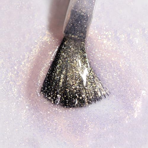 LONDONTOWN Shimmer Nail Highlighter - Multi-Dimensional Iridescent Finish Nail Polish Treatment, Vegan Cruelty Free, Shimmery Gold Soft Pink, Sunkissed - .40fl oz