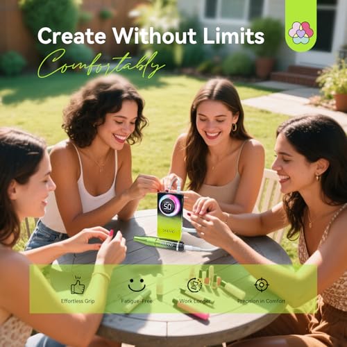 SAVILAND Advanced 50000RPM Professional Nail Drill : Portable Electric Nail File Nail Supplies Electric Nail Drill 6000MAh Drill para Uñas Nail Filer Electric with Drill Bits for Acrylic Nail Kit