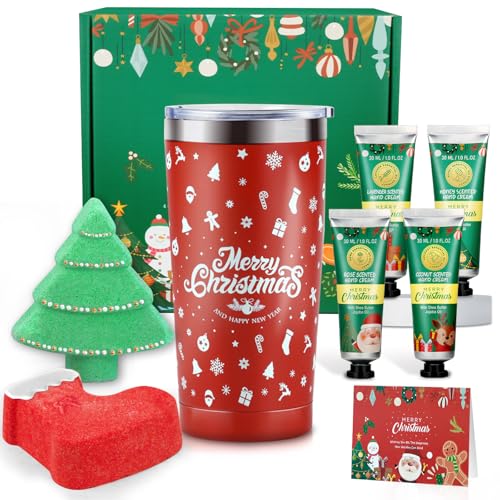 Gifts Set for Women - Christmas Basket Gift Set, Ideas Relaxing Spa Gift Basket Set for Women, Bath and Body Works Gift Set for Her, Mom, Wife, Girlfriend, Sister, Coworker, Teacher, Nurse