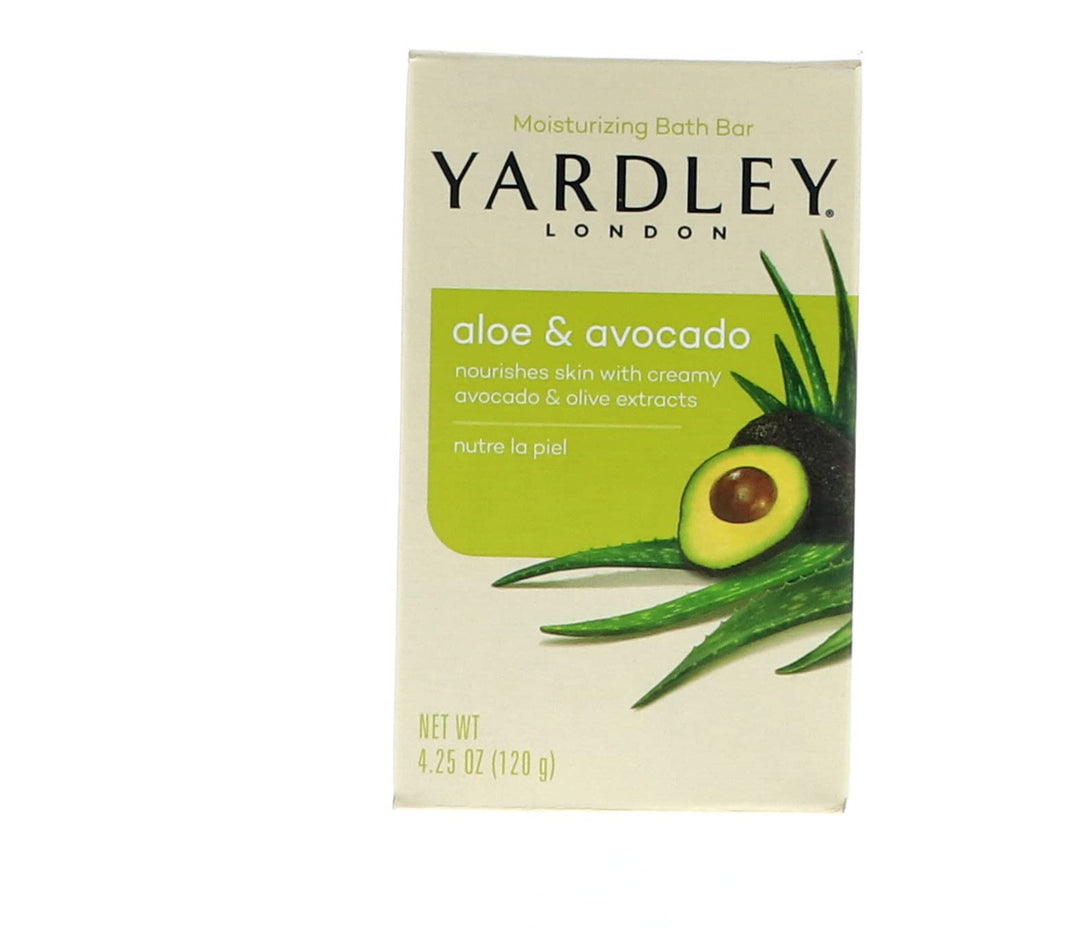 Yardley Aloe Avocado Bath Bar 4oz 2 Pack