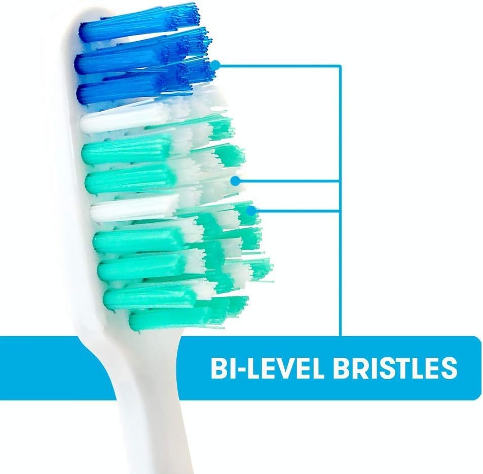 Reach Advanced Design Toothbrush, Firm Bristles for Hard to Places, Adult Toothbrush, Bulk 7 Count (Pack of 2) Total 14 Toothbrushes, Colors May Vary