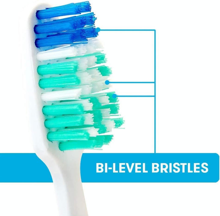 Reach Advanced Design Toothbrush, Firm Bristles for Hard to Places, Adult Toothbrush, Bulk 7 Count (Pack of 2) Total 14 Toothbrushes, Colors May Vary