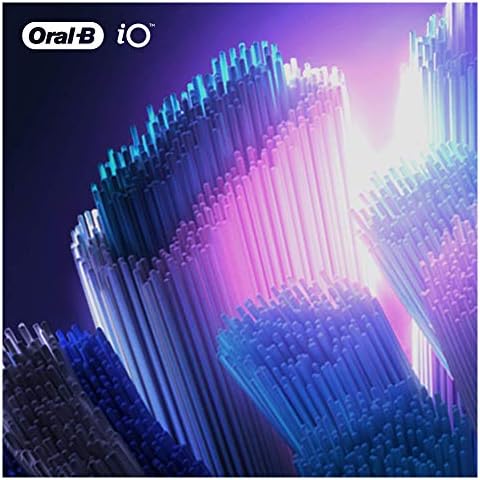 Oral-B iO Ultimate Clean Electric Toothbrush Head, Twisted & Angled Bristles for Deeper Plaque Removal, Pack of 4, Suitable for Mailbox, Black