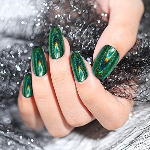 Artdone 36 Jars Chrome Nail Powder Nail Art Fimo Decoration Metallic Mirror Effect Holographic Aurora Chameleon Pigment Powder 1g/Jar Pearl for Resin Craft & Nail Art