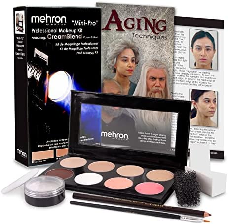 Mehron Makeup Mini-Pro Student Makeup Educational Kit (Fair/Olive)