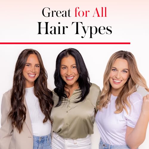 REVLON Perfect Match Hot Styler - Heated Blowout Brush to Style and Extend Blowouts, Hot Brush for Curls, Body, and Volume, Reduces Frizz and Boosts Shine