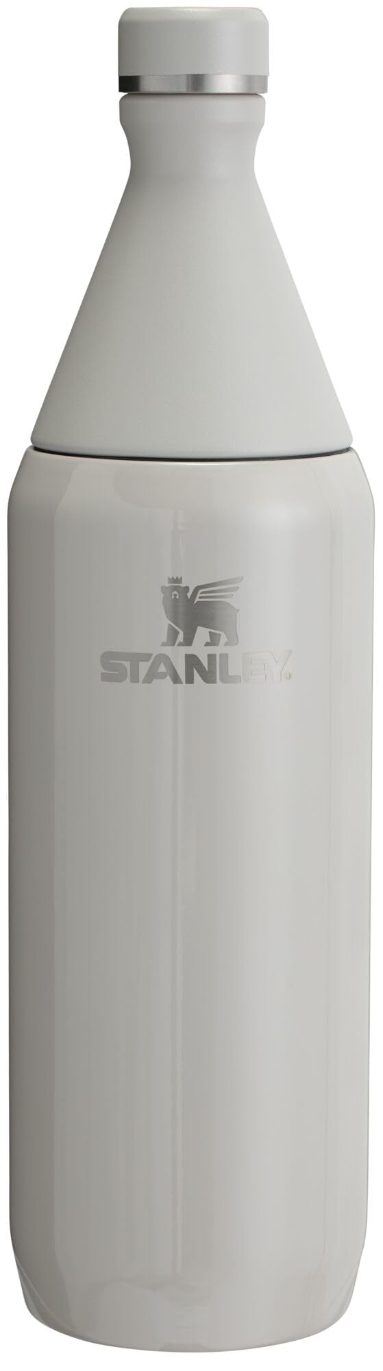 Stanley All Day Slim Bottle 34 OZ | Twist off Lid with Leakproof Seal | Slim Design for Travel & Gym | Insulated Stainless Steel | BPA-Free | Ash