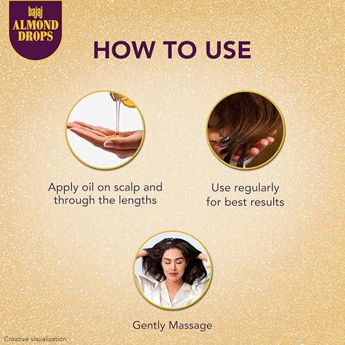 Bajaj Almond Drops Hair Oil - 475 ML (16.91 Floz.)