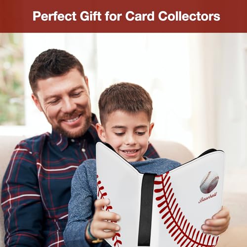 RONMONG Baseball Card Binder,2024 Sports Trading Card with Sleeves Holder Album,440 Pockets Baseball Card Holder Sheets Display Storage Protectors for Collectors Boys and Girls Gift