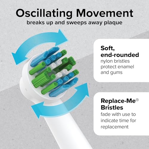 REACH Universal Replacement Toothbrush Heads, Fits Oral-B Electric Toothbrushes, 8 Count