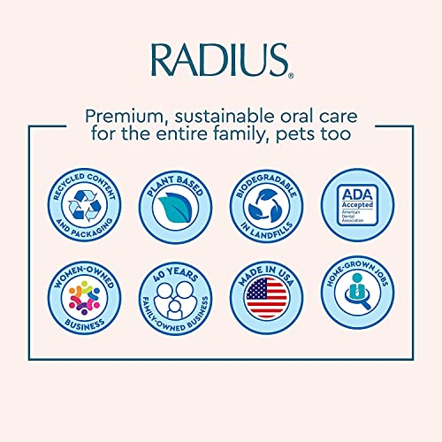 RADIUS Children's Toothpaste, Coconut Banana, 3 oz, Non-Toxic Chemical-Free Gluten-Free, Designed to Improve Gum Health & Prevent Cavities, Pack of 2
