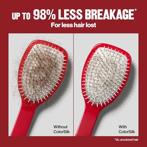 Revlon ColorSilk with Bond Repair Complex, Burgundy Permanent Hair Color, 100% Gray Coverage, Ammonia Free Hair Dye, Vegan Keratin, 48 Burgundy (Pack of 3)