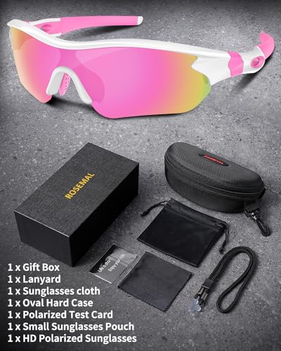 Polarized Sports Sunglasses for Men Women Youth Baseball Running Fishing Tennis Golf Cycling Driving Motor TAC UV400 TR90