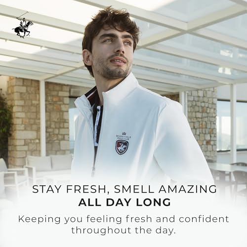 Beverly Hills Polo Club BHPC Cologne 5 Piece Gift Set for Men | Eau de Toillete, Deodorant, Shower Gel, Body Wash, Body Spray Fragrances (Classic)