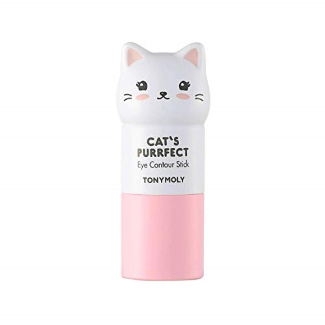 TONYMOLY Cat's Purrfect Eye Contour Stick, Under Eye Primer Stick, Illuminates Tired Puffy Skin, 9 g.