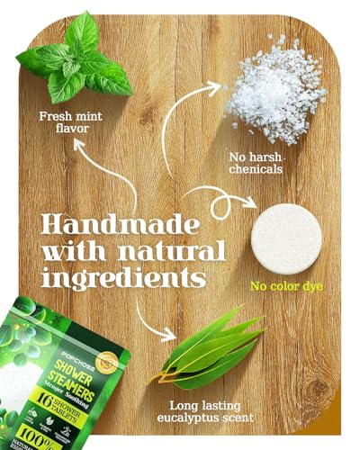 Shower Steamers Aromatherapy POPCHOSE 16 Pack Eucalyptus for Shower, Home SPA & Self Care Relaxation Shower Bombs, Birthday Gifts Stocking Stuffers for Adults Her Mom, Quick Relief Nasal Congestion