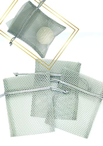 3 PK Bath Bomb Bags & Shower Soother Bags | 4" x 5" Shower Tablet Bag For Clean Bath | For Clean Shower | Less Mess | More Effective Aromatherapy | Stocking Stuffer Gift Idea