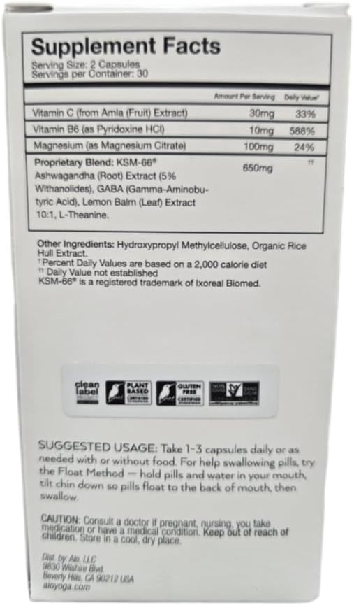 Alo Chill Capsules Relaxation Supplement Which Supports Calmness And Mental Clarity