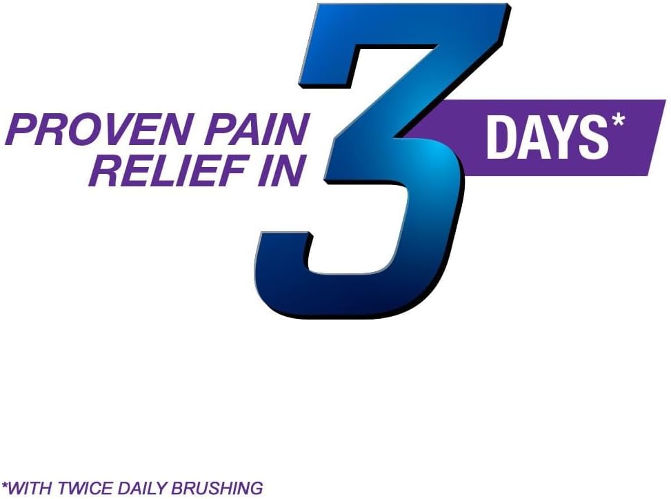 Sensodyne Rapid Relief Sensitivity and Cavity Prevention Toothpaste, Mint, 3.4 oz (96.4g) - Pack of 4