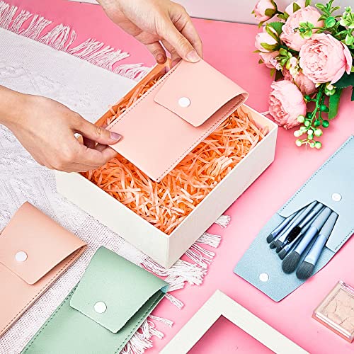 Zhehao 8 Sets Travel Makeup Brush Set Brushes Bag Bridesmaid Gift Foundation Brush with Travel Makeup Bag for Wedding Bridal Shower Favors Bachelorette Party Gift