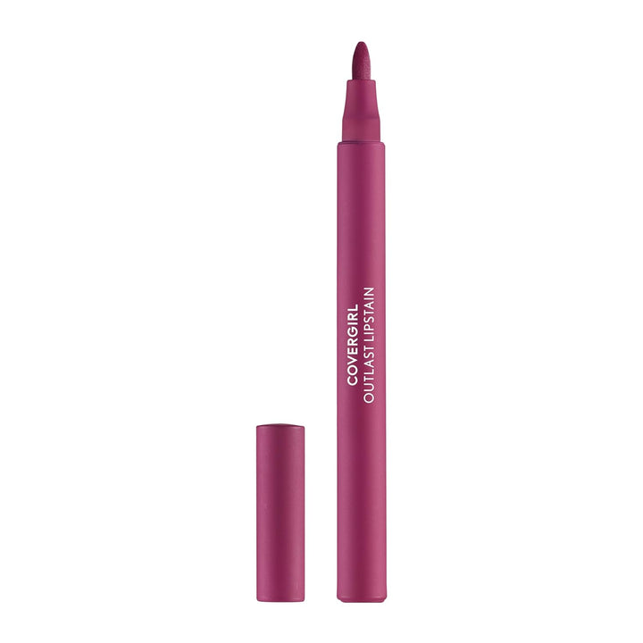 Covergirl Outlast Lipstain 40 Jazzberry | Vegan, Transfer-Proof, Satin Finish