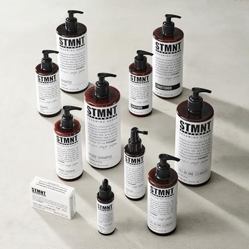 STMNT Grooming Goods Conditioner | Softens Hair | Restores Shine | Moisturizing Formula w/Activated Charcoal & Menthol | All Hair Types